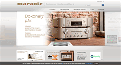 Desktop Screenshot of marantz-hifi.cz